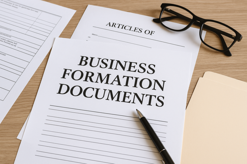 business formation documents